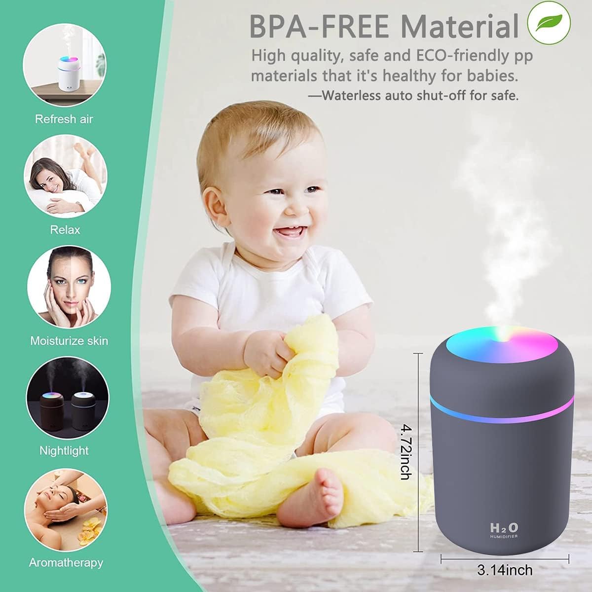 H2O Humidifier Aroma Diffuser