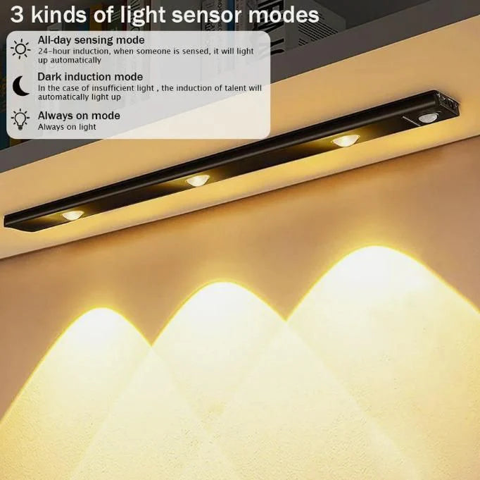 LED PIR Motion Sensor Cabinet With USB Rechargable