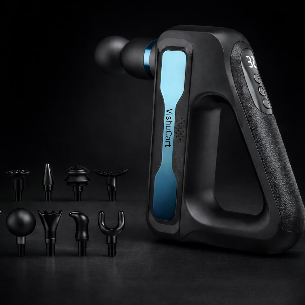 VishuCart Deep Tissue Massage Gun | Handheld Percussion Massager